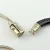 Authentic Pandora Black Leather Adjustable Sliding Bracelet with Sterling Silver