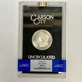 1879-CC Morgan Dollar GSA HOARD S$1 NGC MS62