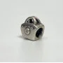 Authentic Pandora Silver Pink CZ Scalloped Purse Bead 790473PCZ *RETIRED*
