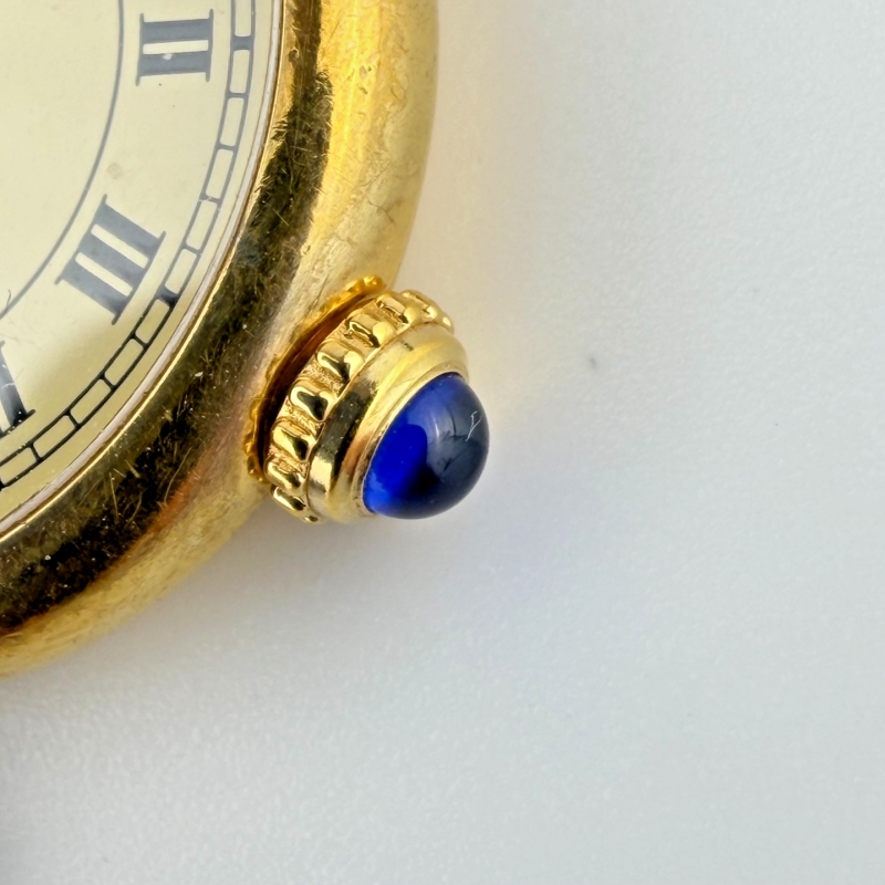 Vintage Cartier Must de Cartier Gold Plated Silver 925 Quartz Watch