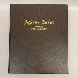 Jefferson Nickels Dansco Album with Proofs #8113 - 1938 to 2005 - No Coins