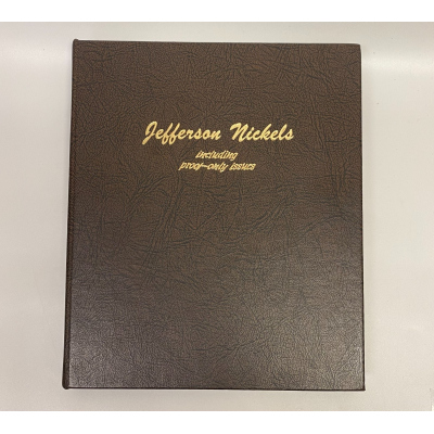 Jefferson Nickels Dansco Album with Proofs #8113 - 1938 to 2005 - No Coins