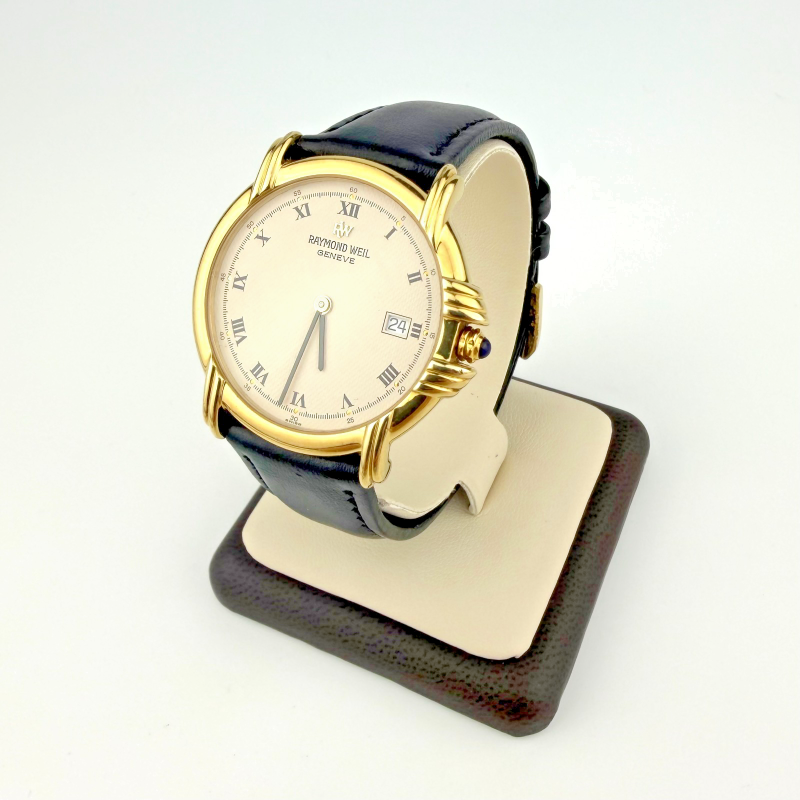 Raymond Weil Men's Dress Watch Geneve 9155 18K Gold Electroplated