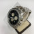 BENNY & CO.  & DIAMOND 3ct QUARTZ with BLACK DIAL Men's Watch, Stainless Steel