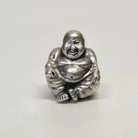 Authentic PANDORA Sterling Silver SMILING BUDDHA Charm Bead 925 ALE Retired