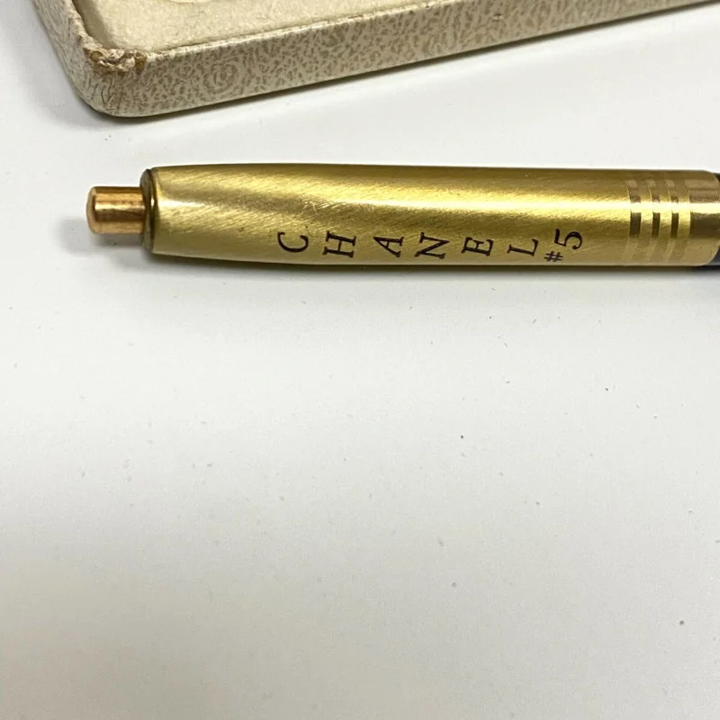 Vintage Perfumed Writing Pens Exclusive Arpege C H A N E L  5  Design 14kt Gold