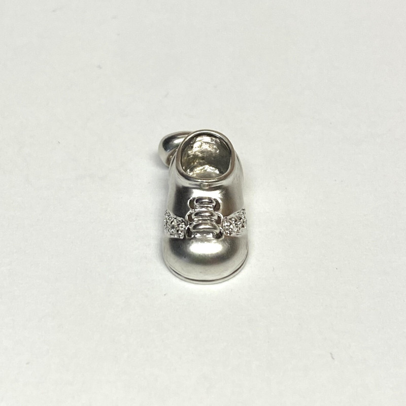 14K Baby Shoe Charm With Engraving 585 0n Pendent 14K Baby Shoe Charm With Engraving 585 0n Pendent
