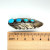 Navajo Sterling Silver 925 Turquoise Feather Stud Earrings Signed C/J NEZ