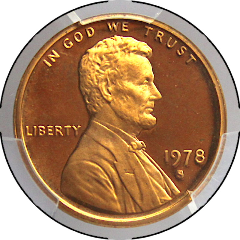 1978 S PCGS PR 67RD DCAM LINCOLN MEMORIAL PENNY 1C 1978 S PCGS PR 67RD DCAM LINCOLN MEMORIAL PENNY 1C
