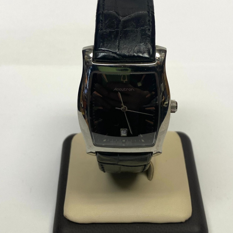 Bulova A3 Accutron Sapphir Crystal Black/Leather Watch