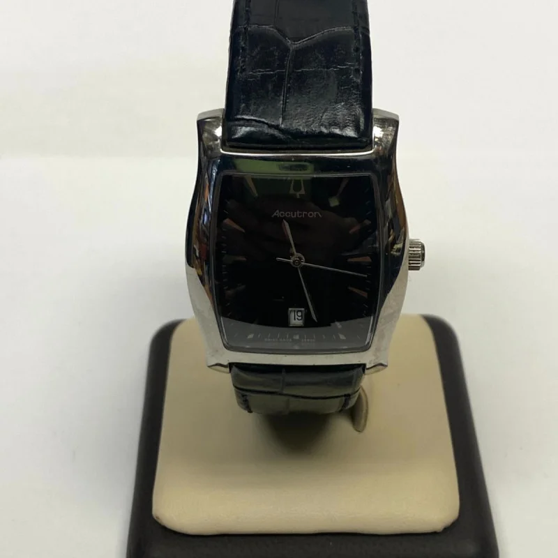 Bulova A3 Accutron Sapphir Crystal Black/Leather Watch
