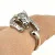 Vintage-Style Silver 925 Panther Ring – Pave CZ Stones, Size 7