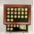 Lot Of 34 Rare Platinum and Gold Highlighted Sacagawea Dollars Box & COA