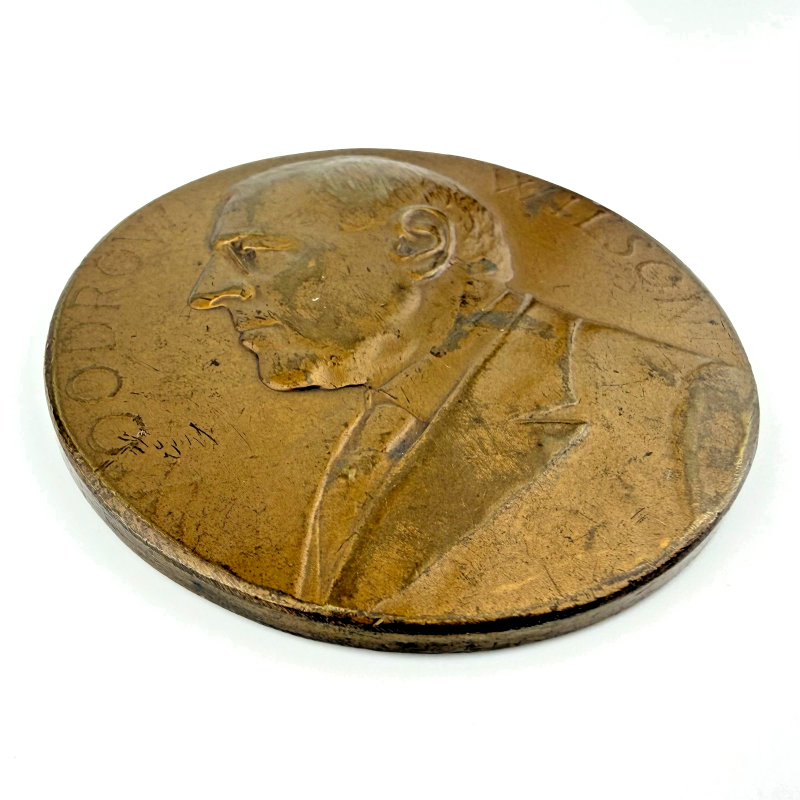 WOODROW WILSON INAUGURAL US MINT MEDAL 2" BRONZE 1913-1917
