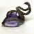 Vintage Large  Amethyst and Marcasites Sterling Silver Ring Size 7
