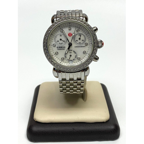 Michele CSX33 Diamond White Women's Watch - MW03S01A1046 Michele CSX33 Diamond White Women's Watch - MW03S01A1046