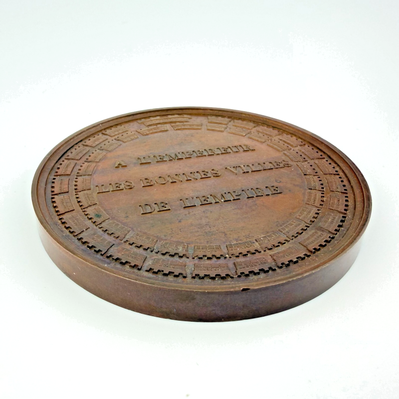 1811 FRANCE NAPOLEON BRONZE "KING OF ROME'S BAPTISM" MEDAL PARIS MINT