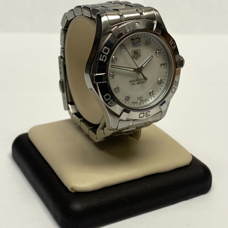 Tag Heuer Women's Aquaracer Diamond MOP Dial Watch - Used Tag Heuer Women's Aquaracer Diamond MOP Dial Watch - Used