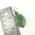 Large Oval Genuine Handmade Light Green Jade Silver Dangle Earrings SS
