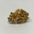 Silver 925 Dipped Gold Ring With White Sapphire Size 7.75 Silver 925 Dipped Gold Ring With White Sapphire Size 7.75