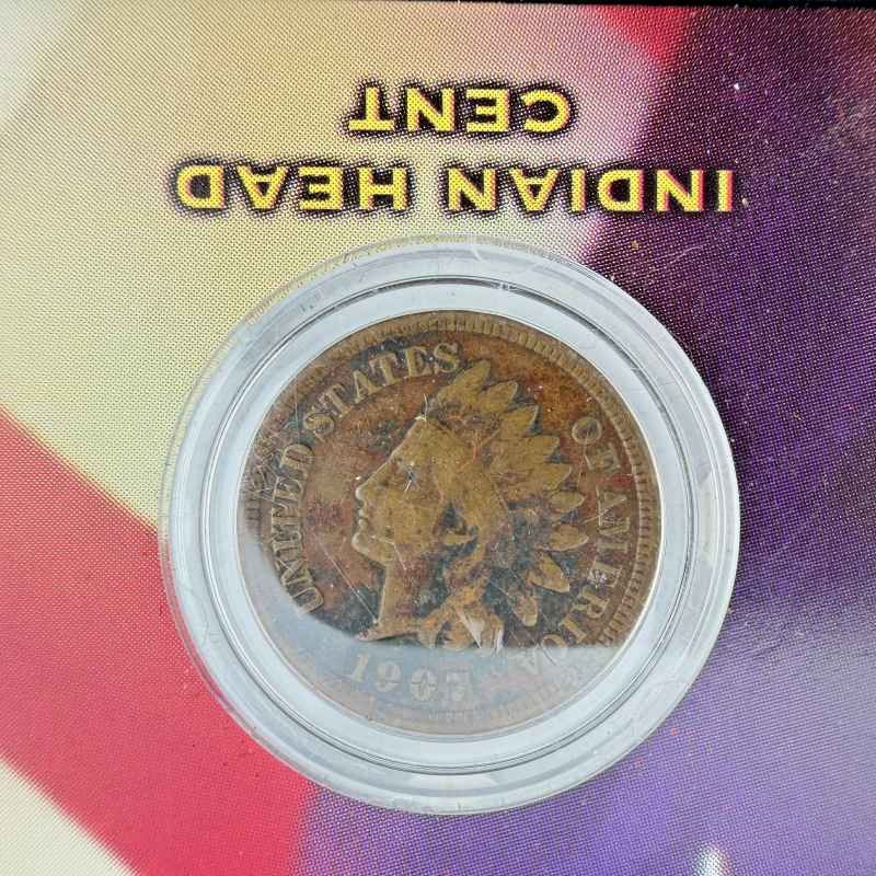 The United States Antique Indian HEAD COINS Presentation Set 1907,1935,2000,2004