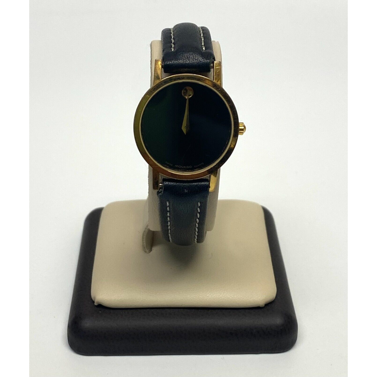 Movado 87.A1.832 Ladies Gold Tone Black Museum Dial Ladies Watch