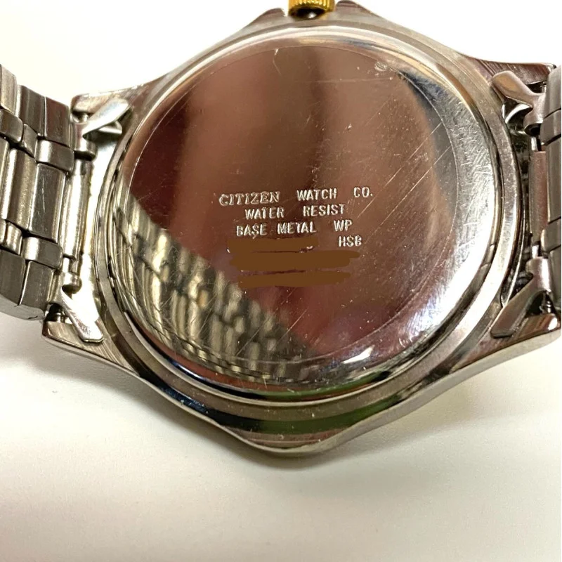 Classic Citizen Watch Co. Quartz Two-Tone Watch with Date Display