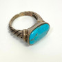 SX925 Thailand Turquoise Ring Size 9