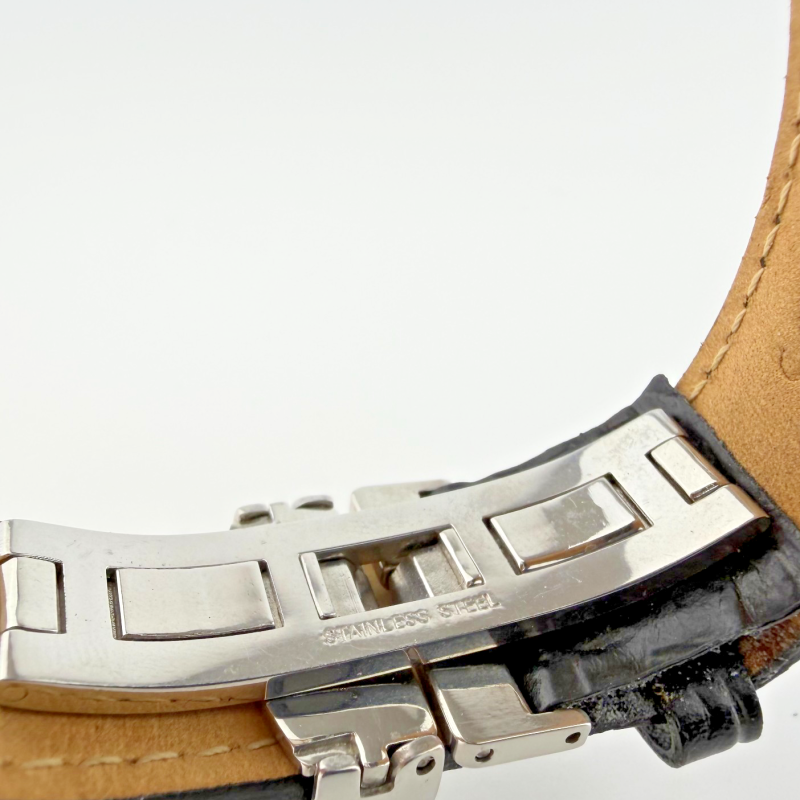Lucien Piccard Magnifito Automatic Sun&Moon Watch Tonneau Case Sapphire Crystal