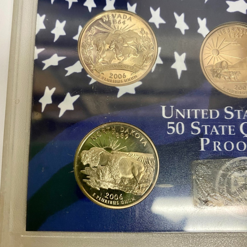 2006 United States State Quarters Proof Set 5 Coins US Mint San Francisco