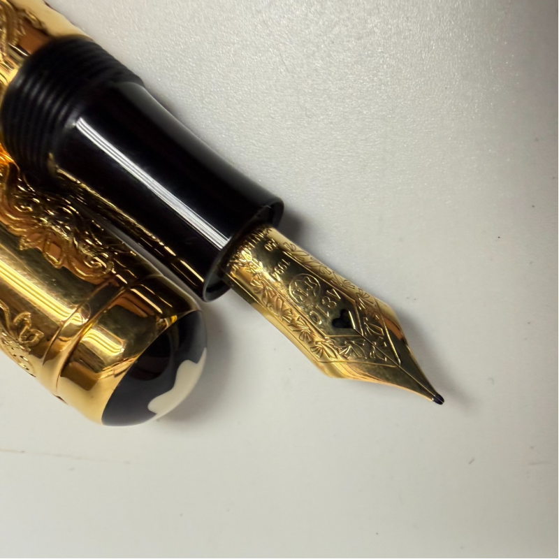 MONTBLANC PATRON OF ART 4810 LOUIS XIV FOUNTAIN PEN SEALED BRAND NEW M 18K