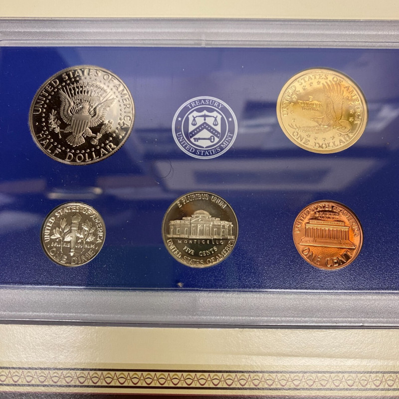 2000 United States Proof Set 10 Coins U.S. Mint San Francisco State Quarters