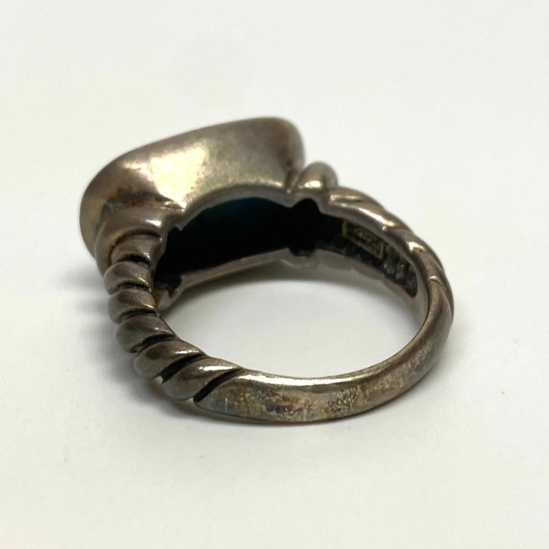 SX925 Thailand Turquoise Ring Size 9