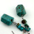 Vintage Navajo Style Natural Turquoise Beaded Dangle Earrings