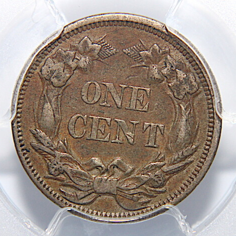 1858 PCGS FLYING EAGLE 1C XF45 LARGE LETTERS 1858 PCGS FLYING EAGLE 1C XF45 LARGE LETTERS
