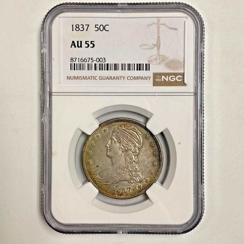 1837 Half Dollar - NGC AU55