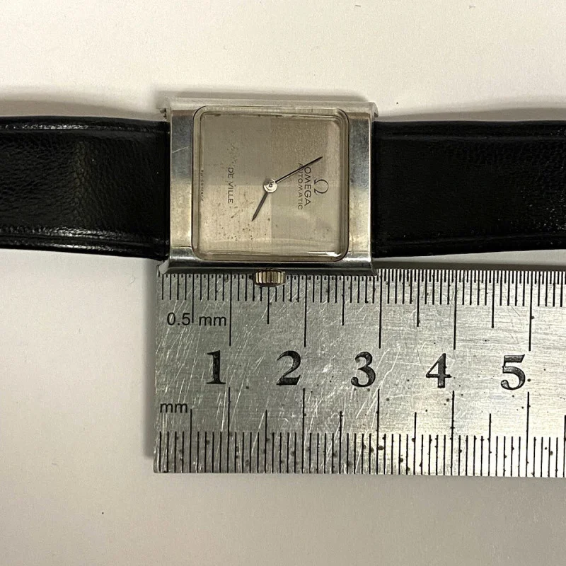 Omega De Ville Automatic 29×22mm Vintage Men's Watch Used Swiss Made