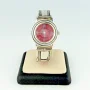 Vintage ECCLISSI Sterling Silver 925 Ladies Bracelet Pink Dial Watch