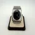 Vintage 1960 Longines Rectangular Black Dial 10K Gold Filled Mesh Bracelet Watch
