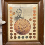 Lincoln Memorial Coins Collection (1959-1982 + 3 1943 Steel Cents) - Framed Set