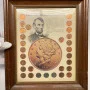 Lincoln Memorial Coins Collection (1959-1982 + 3 1943 Steel Cents) - Framed Set