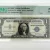1957 $1 Silver Cert. Fr. 1619 GA Block PMG 50 AU  G01000566A Fancy Number