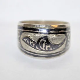Vintage USSR Silver 875 Ring
