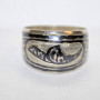 Vintage USSR Silver 875 Ring