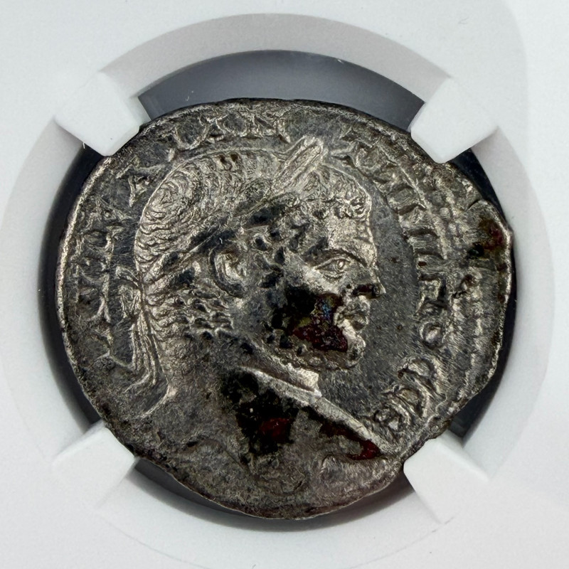 PHOENICIA, TYRE Caracalla (AD 198-217) BI Tetradrachm - NGC Ch XF
