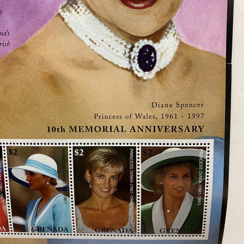 A Beautiful Princess Lost Grenada Collectable Postage Stamps