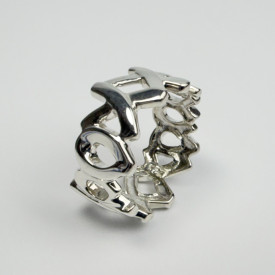 Tiffany & Co Paloma’s Graffiti Love And Kisses Ring Sterling Size 7