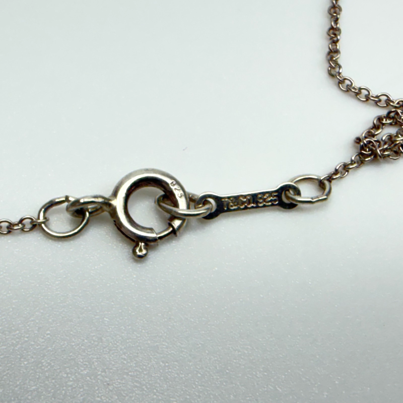 Tiffany & Co. Sterling Picasso Celtic Love Knot Pendant Necklace 16"