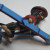 1 3/4 LONG DOGGY WITH RED HAT , RED SWEATER WITH BLUE SKI DECOR FOR TABLE 1 3/4 LONG DOGGY WITH RED HAT , RED SWEATER WITH BLUE SKI DECOR FOR TABLE