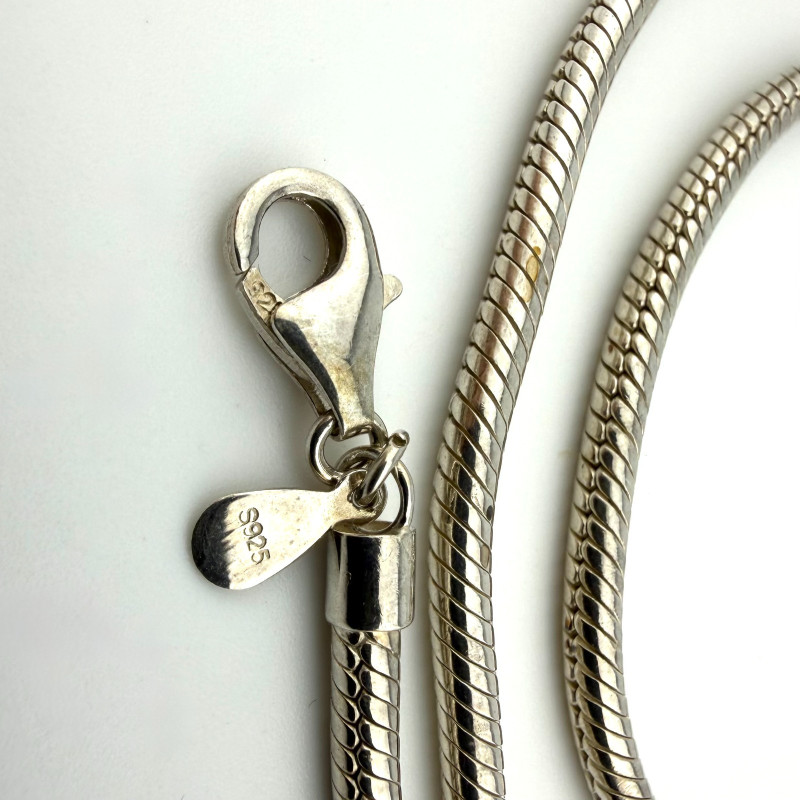 925 Sterling Silver Charm Necklace Style 18" -19.5" 20 charms